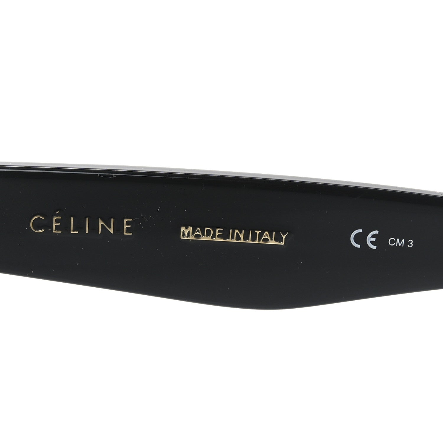 Celine Acetate Tilda Sunglasses CL 41076/S Black 5 of 6