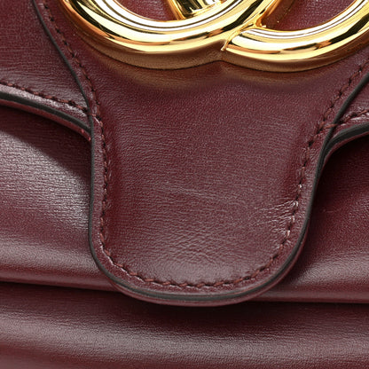 Gucci Vitello Palmellato Lux Small Arli Flap Shoulder Bag Vintage Bordeaux 12 of 12