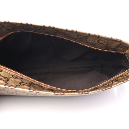 Gucci Crystal Monogram Web Small Flat Messenger Crossbody Bronze 4 of 4