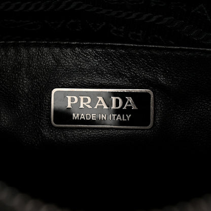 Prada Nappa Triangle Stitched Spectrum Camera Bag Black 6 of 10