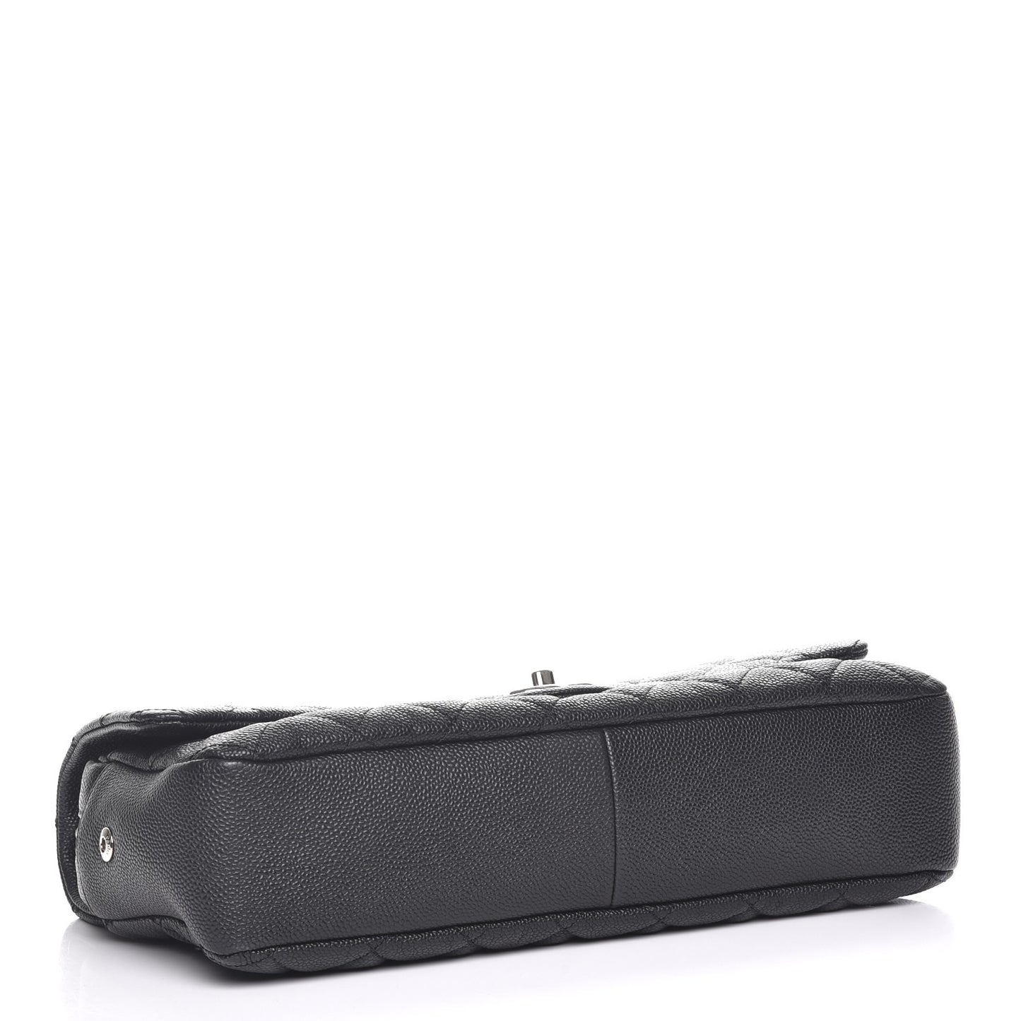 Caviar Quilted Jumbo Easy Flap Black