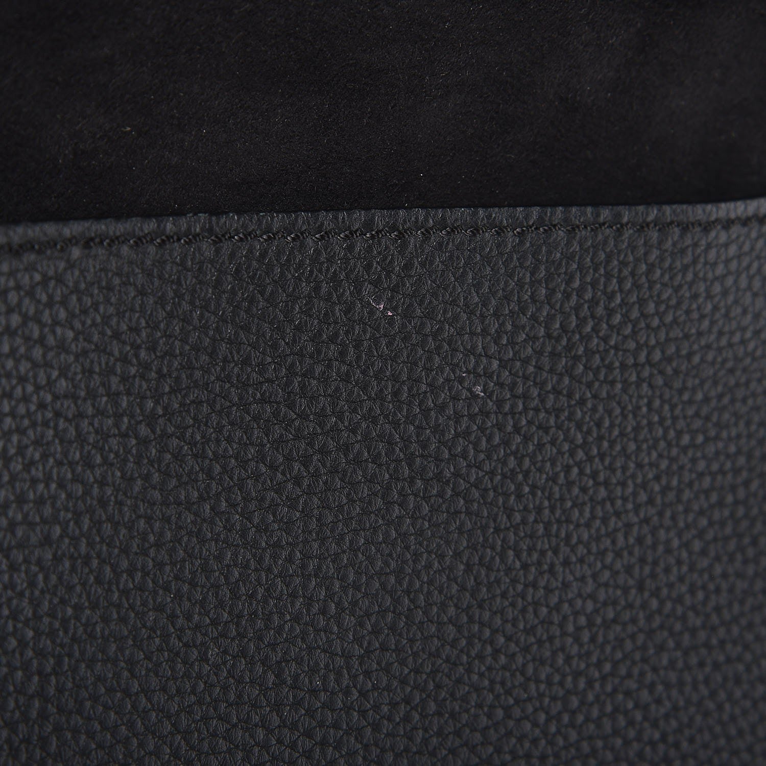 Burberry Grainy Calfskin Embossed Small Messenger Black 8 of 12