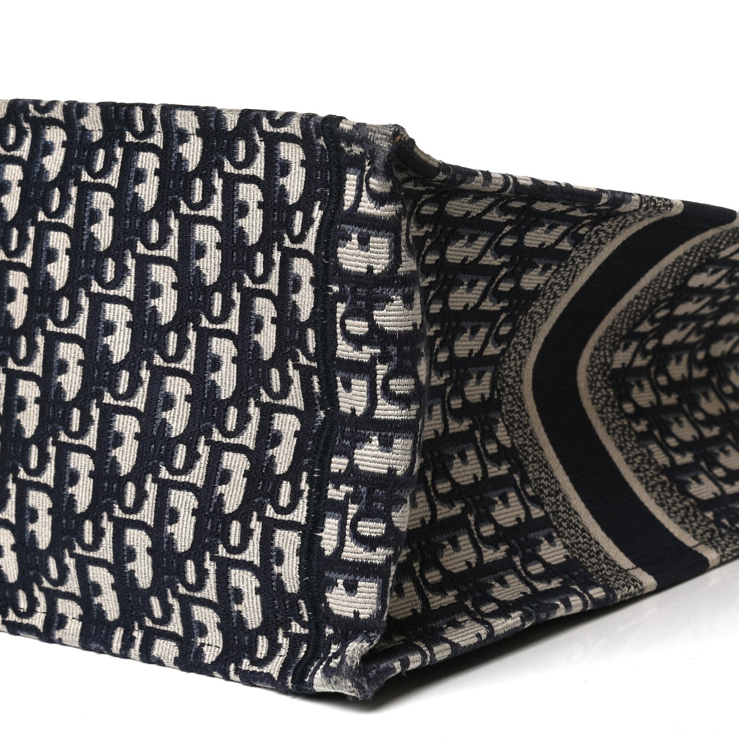 Christian Dior Oblique Book Tote Blue Multicolor 9 of 13