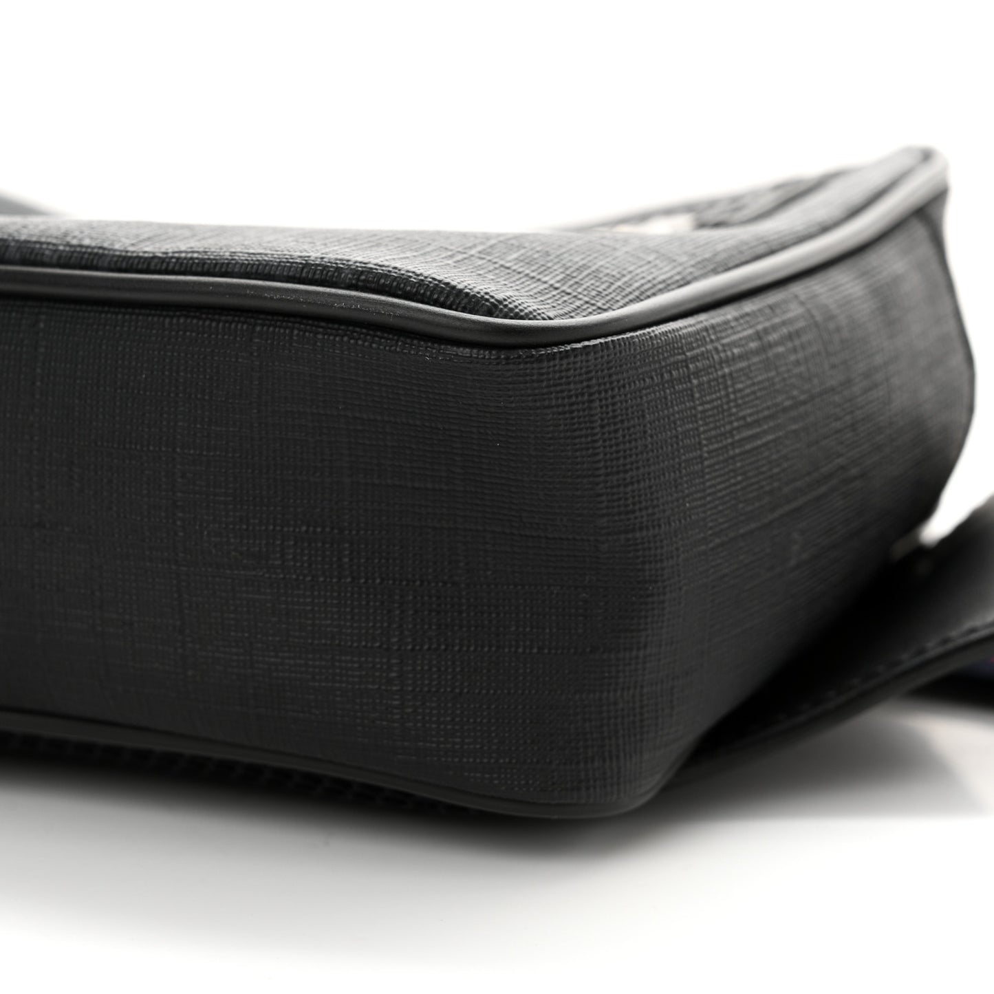 Soft GG Supreme Monogram Web Belt Bag Black Grey