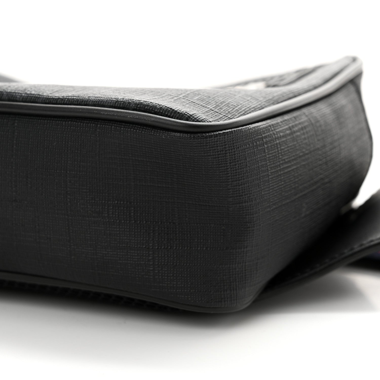 Gucci Soft GG Supreme Monogram Web Belt Bag Black Grey 10 of 15