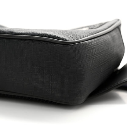 Gucci Soft GG Supreme Monogram Web Belt Bag Black Grey 10 of 15