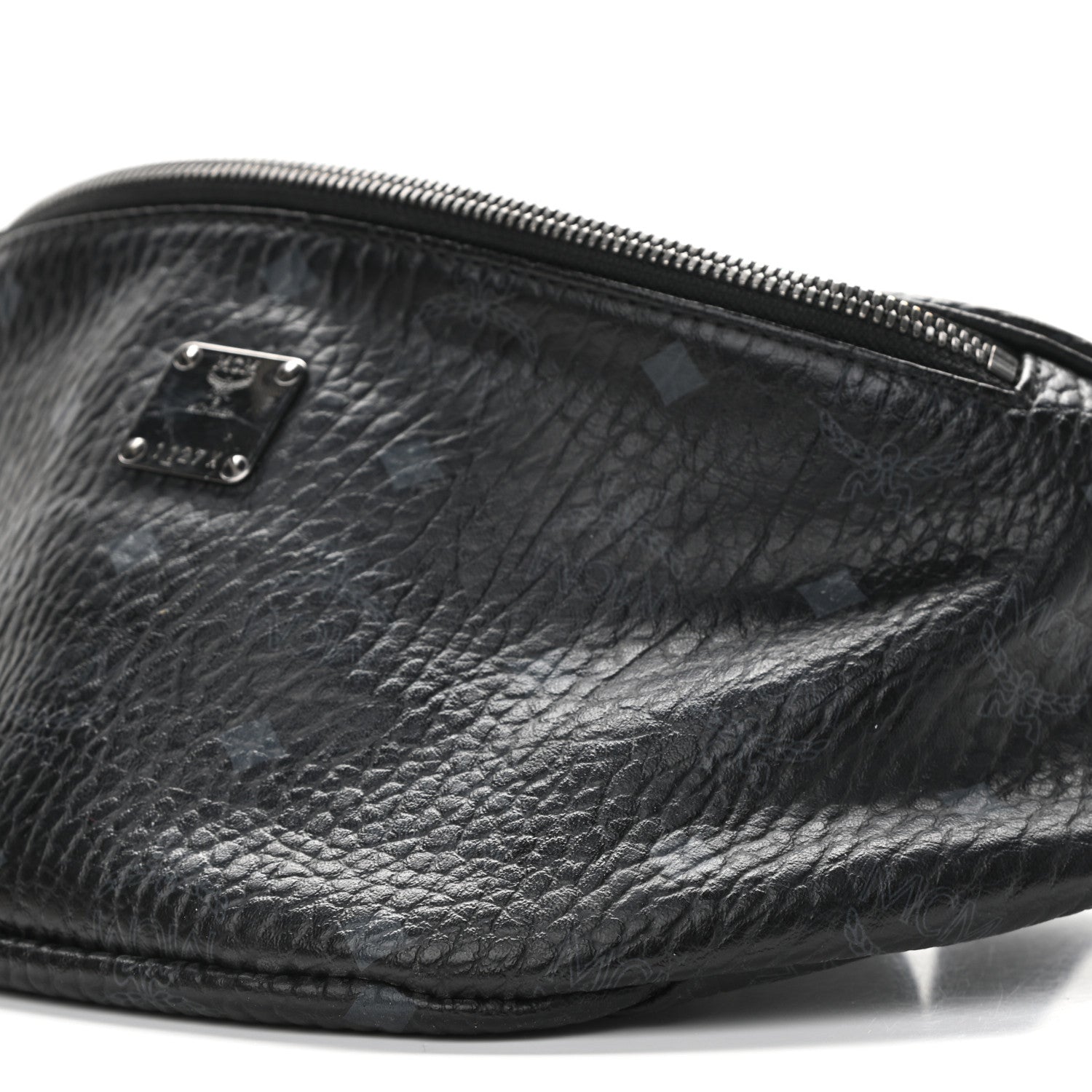 MCM Visetos Stark Belt Bag Black 9 of 9