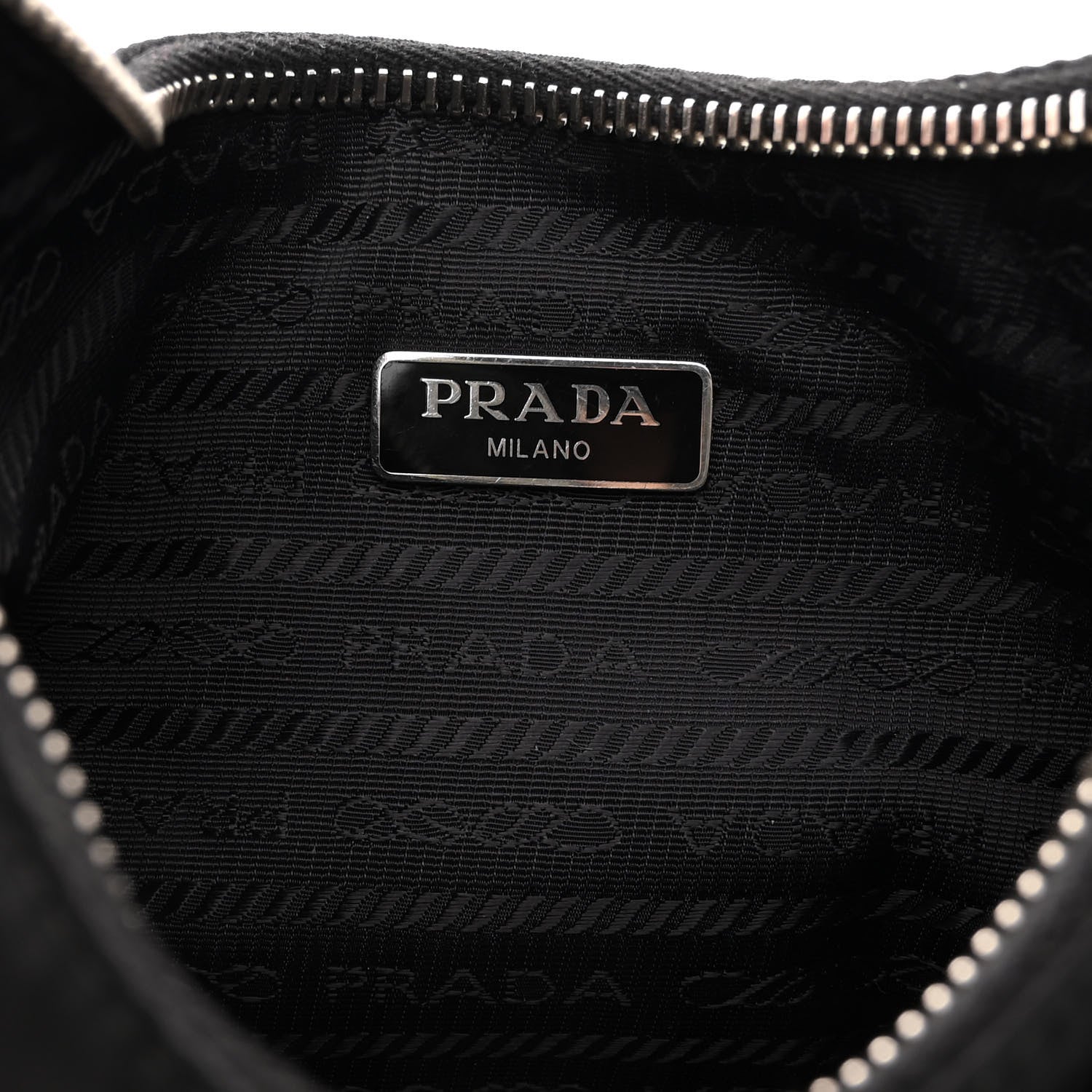 Prada Nylon Re-Edition 2005 Shoulder Bag Black 6 of 10