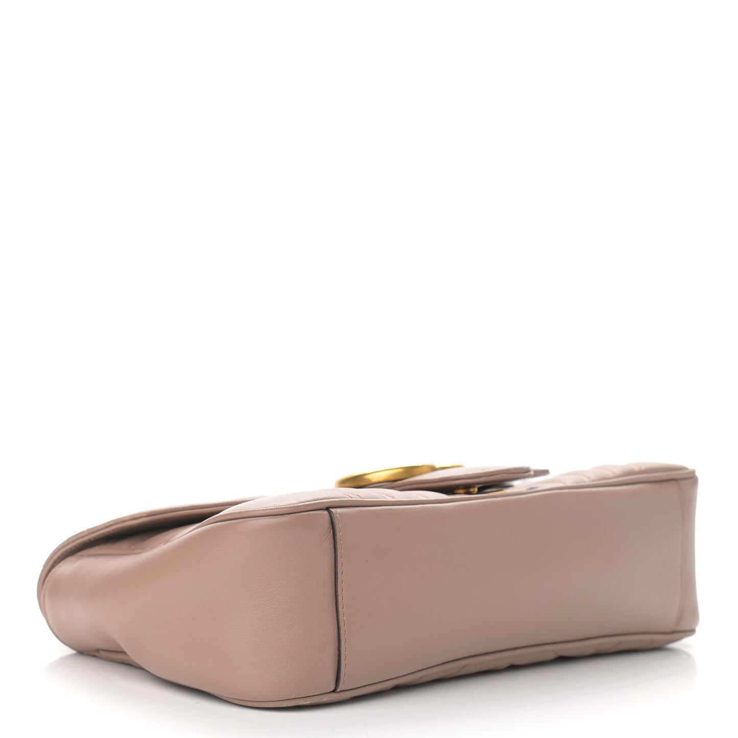 Calfskin Matelasse Small GG Marmont Shoulder Bag Porcelain Rose