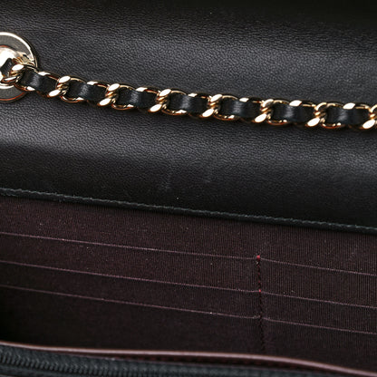 Chanel Lambskin Quilted Trendy CC Wallet On Chain WOC Black 12 of 16