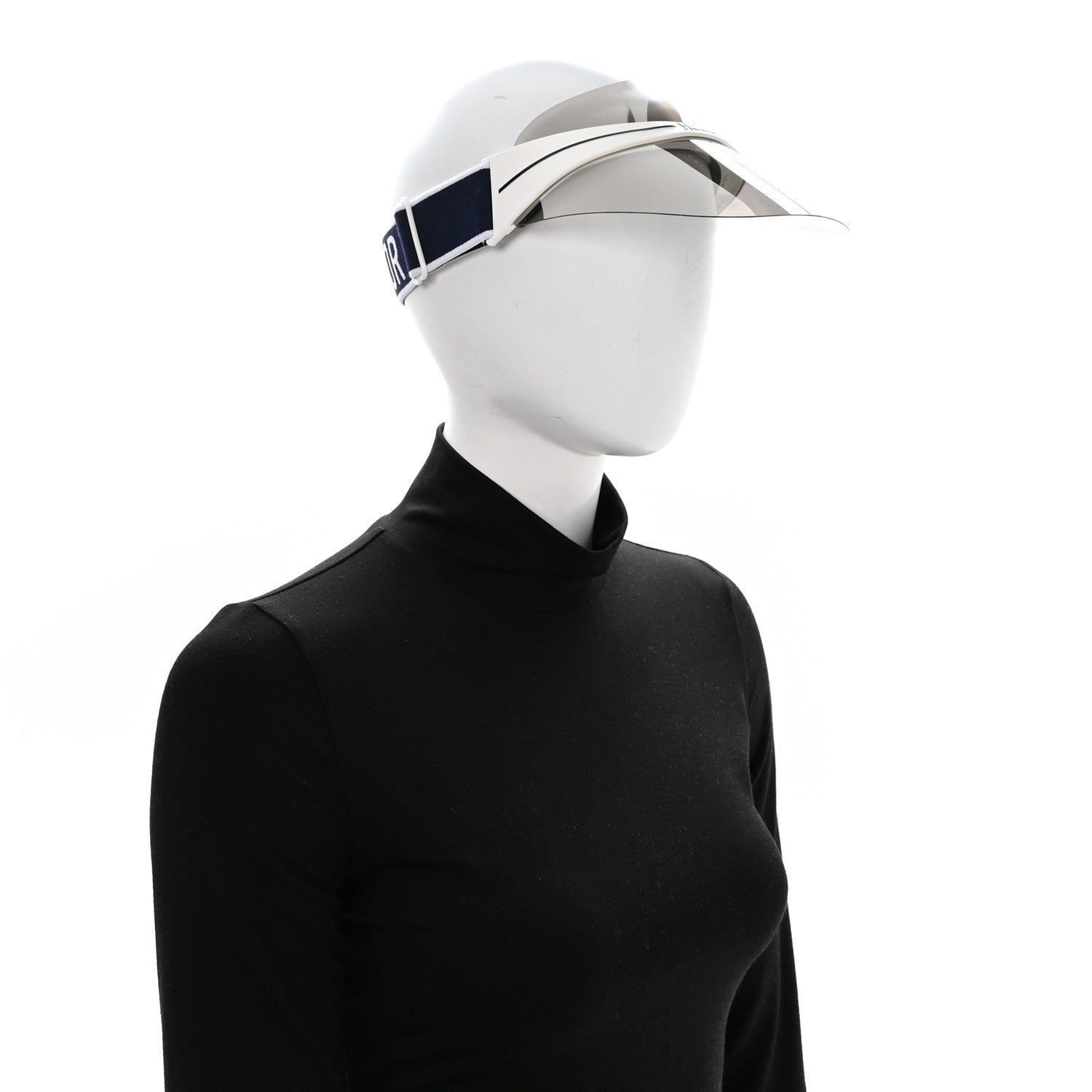 Christian Dior Mirrored DiorClub1 Sun Visor Silver Silver 2 of 11