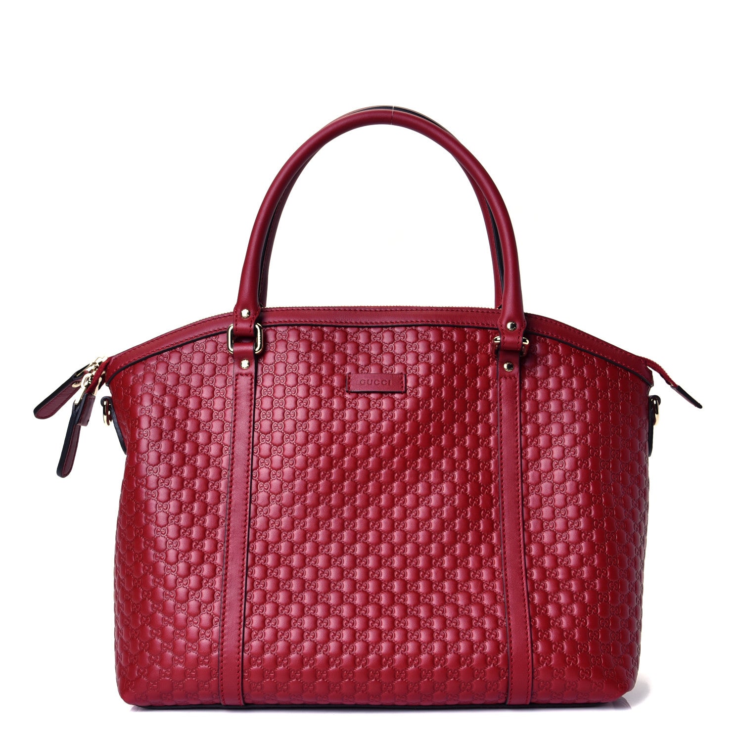Gucci Soft Microguccissima Dome Satchel Red 1 of 4