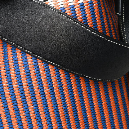 Celine Woven Canvas Small Twisted Cabas Multicolor 22 of 23