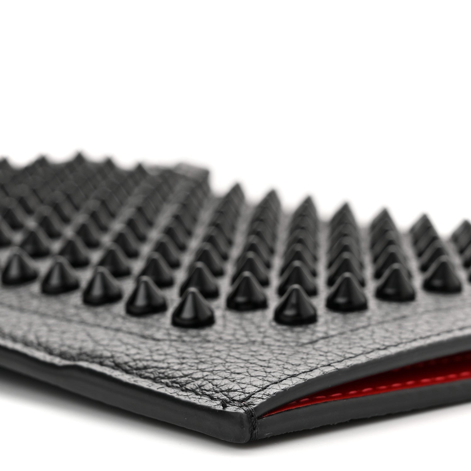 Christian Louboutin Empire Calfskin Spikes Loubilab Clutch Black 8 of 9