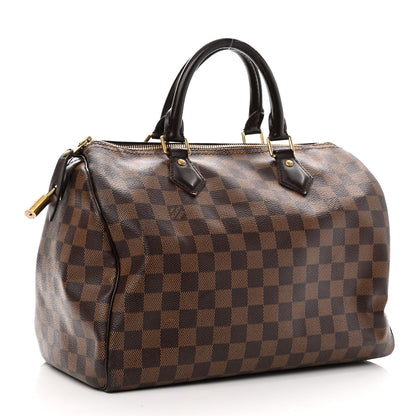 Louis Vuitton Damier Ebene Speedy 30 2 of 9