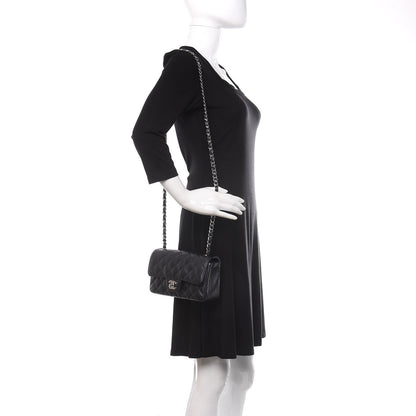 Chanel Calfskin Quilted Mini Rectangular Flap Black 2 of 10