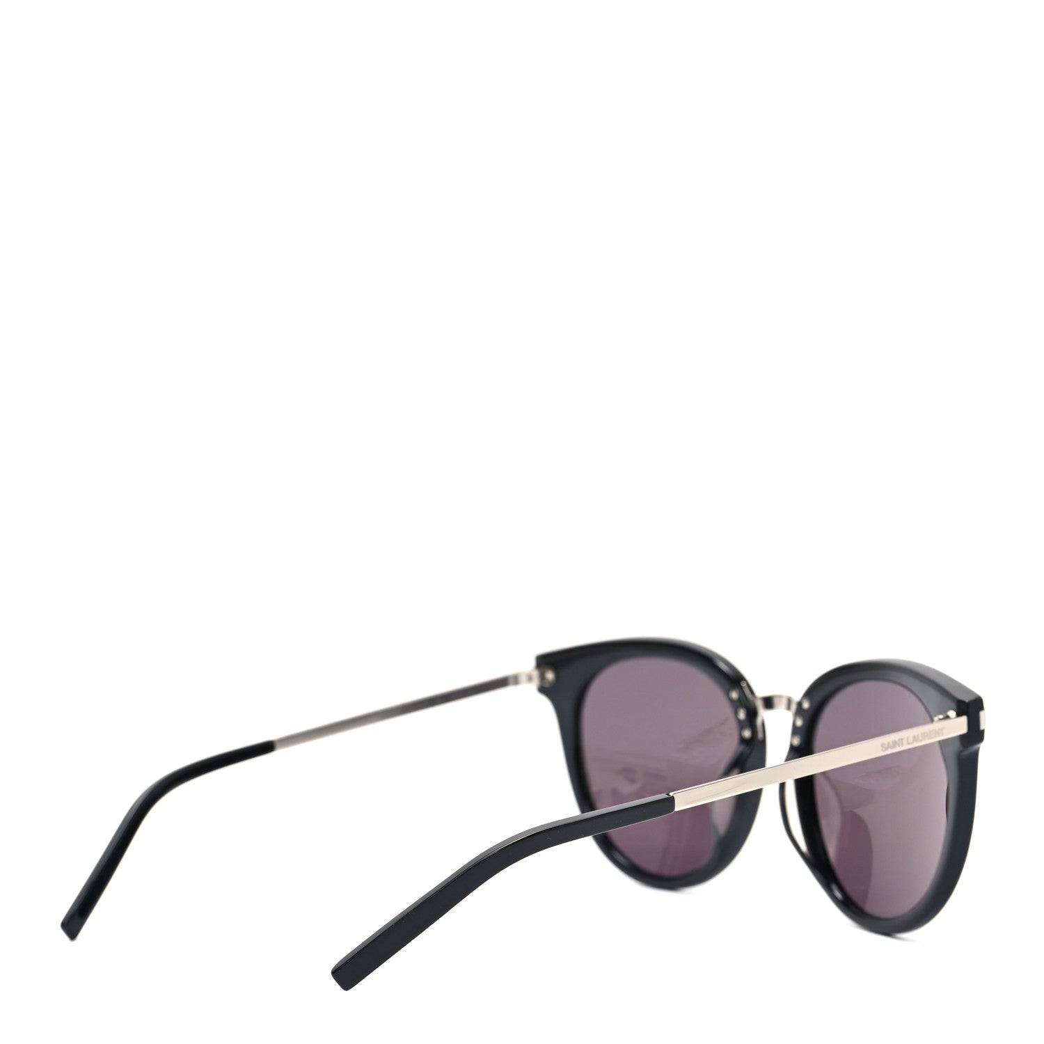 Saint Laurent Acetate Sunglasses SL 123/K Black 8 of 11
