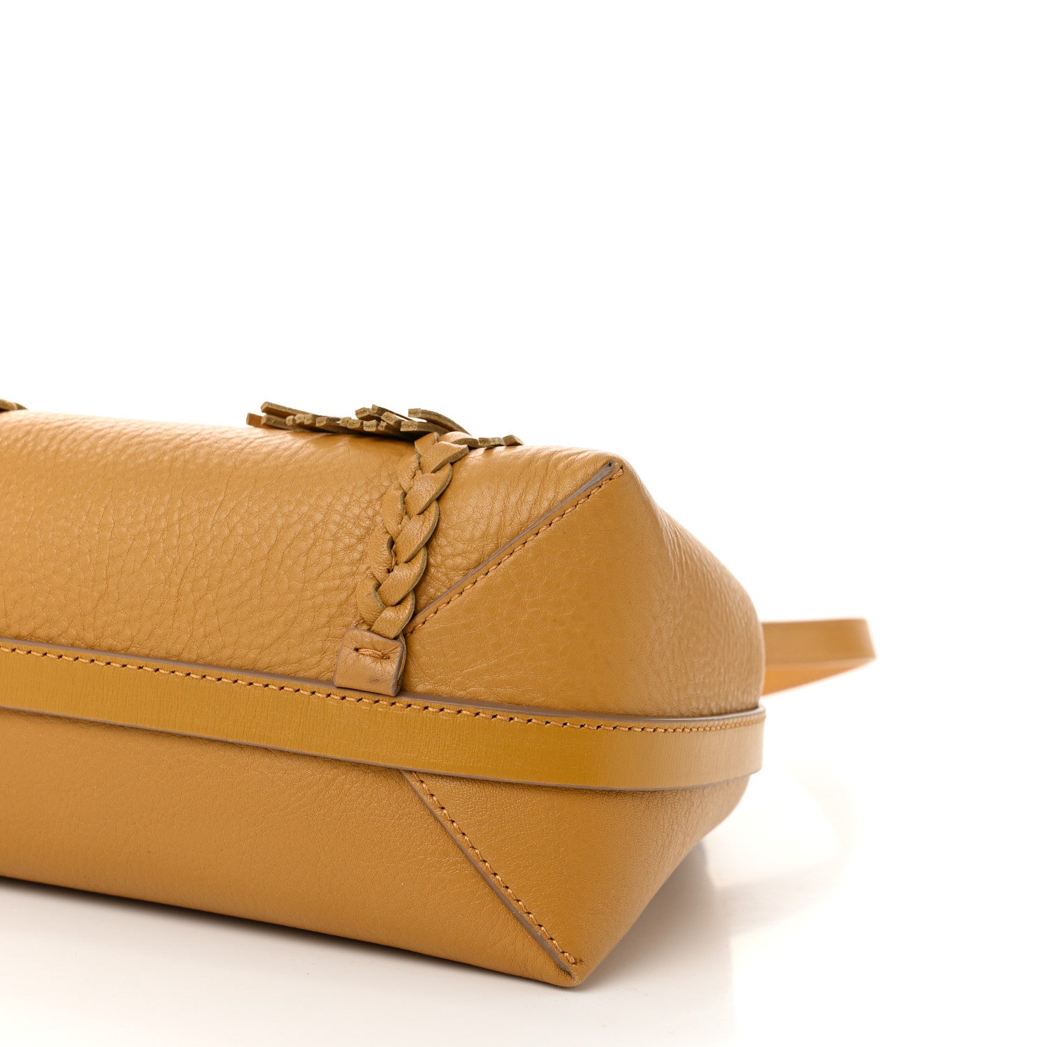 Chloe Grained Calfskin Medium Penelope Shoulder Bag Dusty Gold 10 of 10