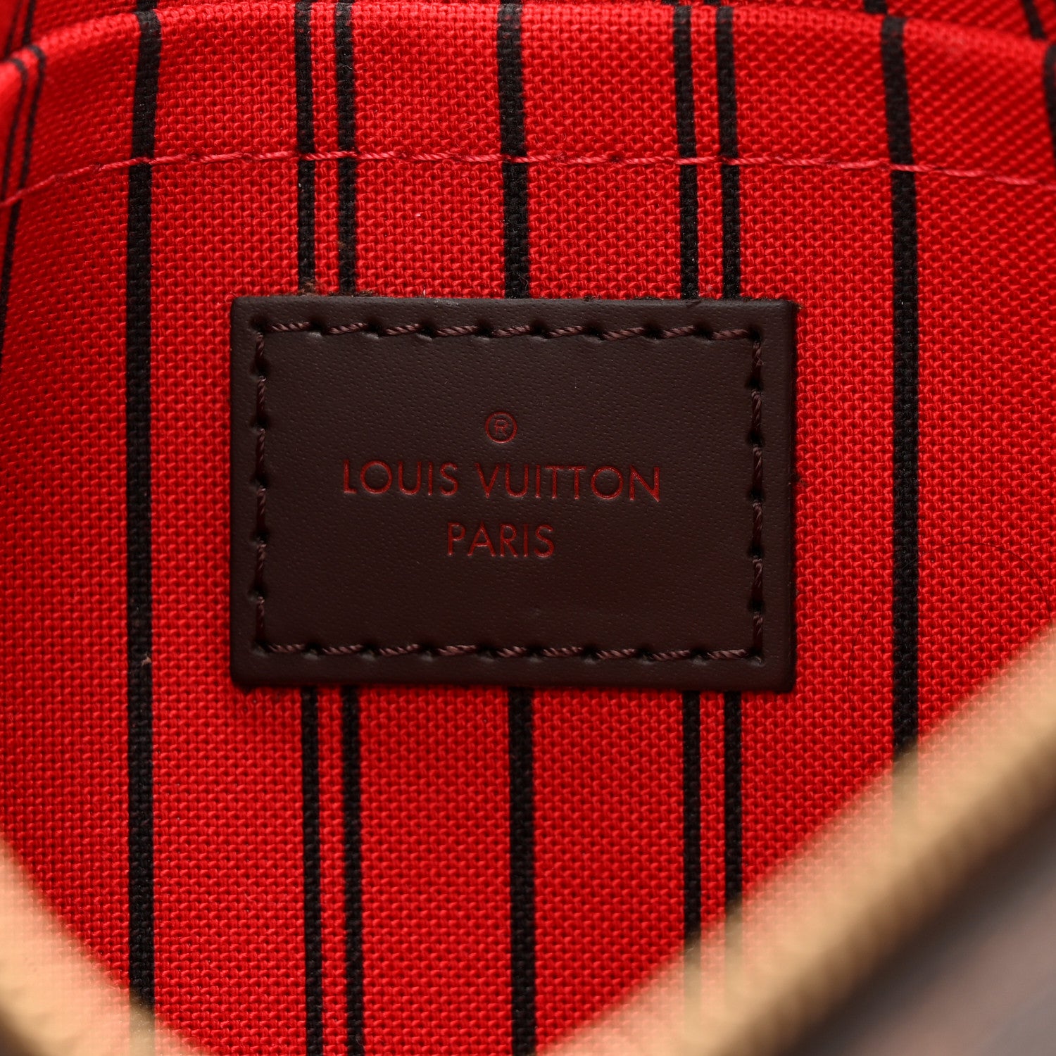 Louis Vuitton Damier Ebene Neverfull MM GM Pochette 6 of 7