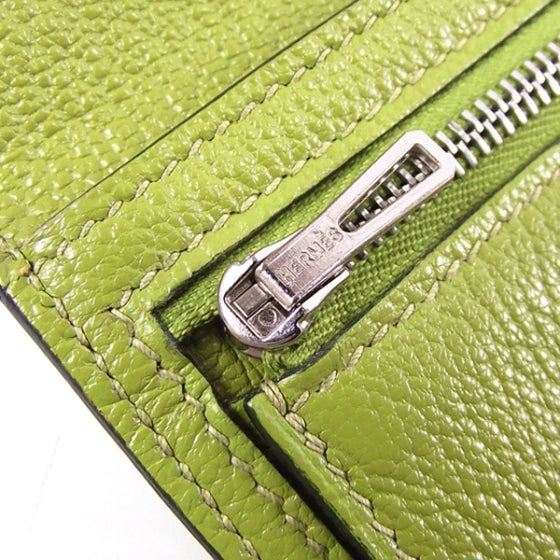 Courchevel Bearn Twofold Wallet Olive