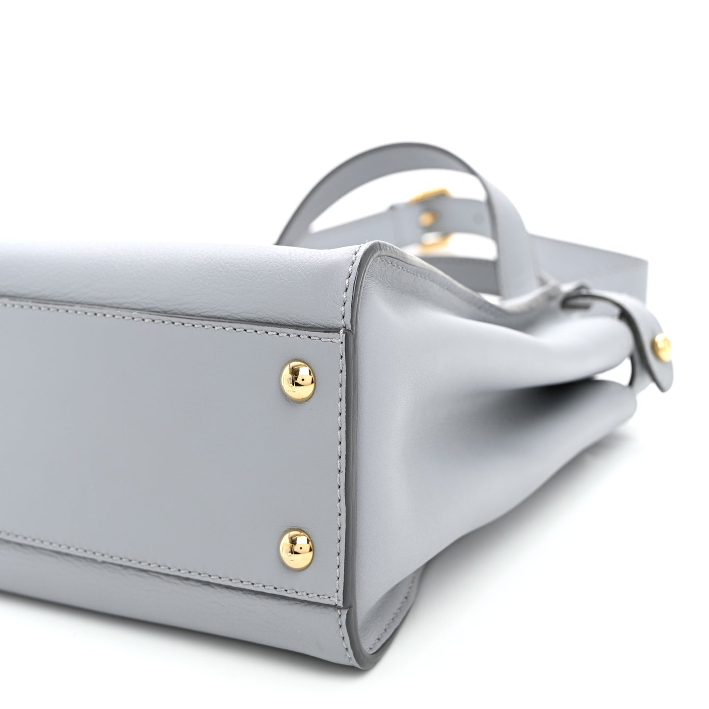 Vitello Seta Shiny Nappa Medium Peekaboo Iconic Satchel Ardesia Amido
