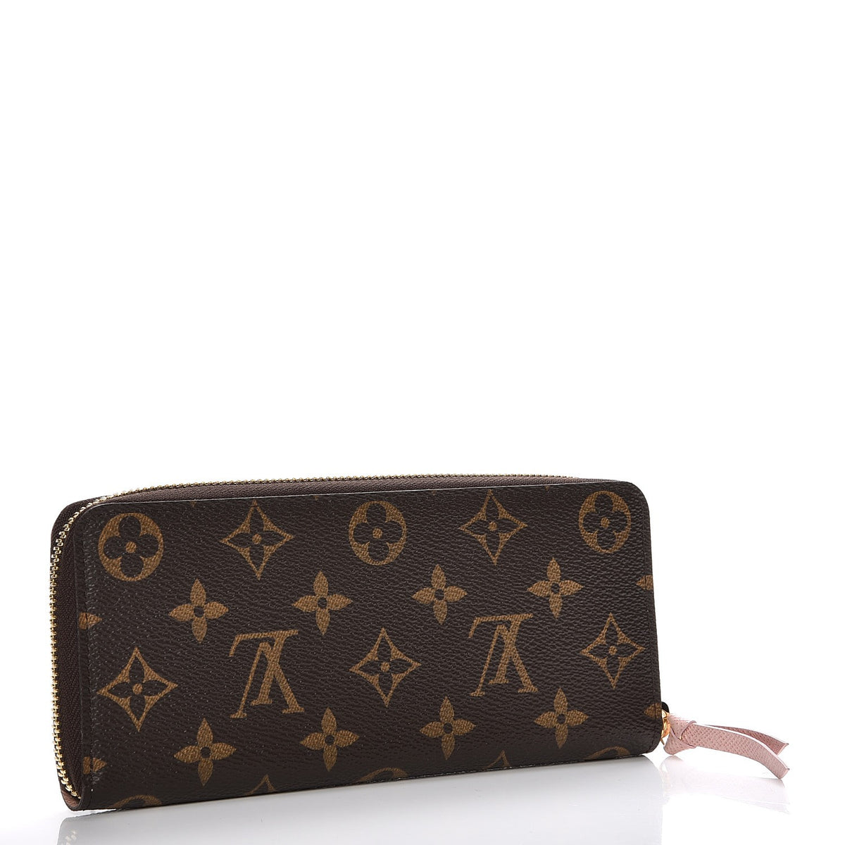 Louis Vuitton Monogram Clemence Wallet Rose Ballerine 3 of 8