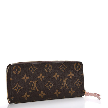Louis Vuitton Monogram Clemence Wallet Rose Ballerine 3 of 8