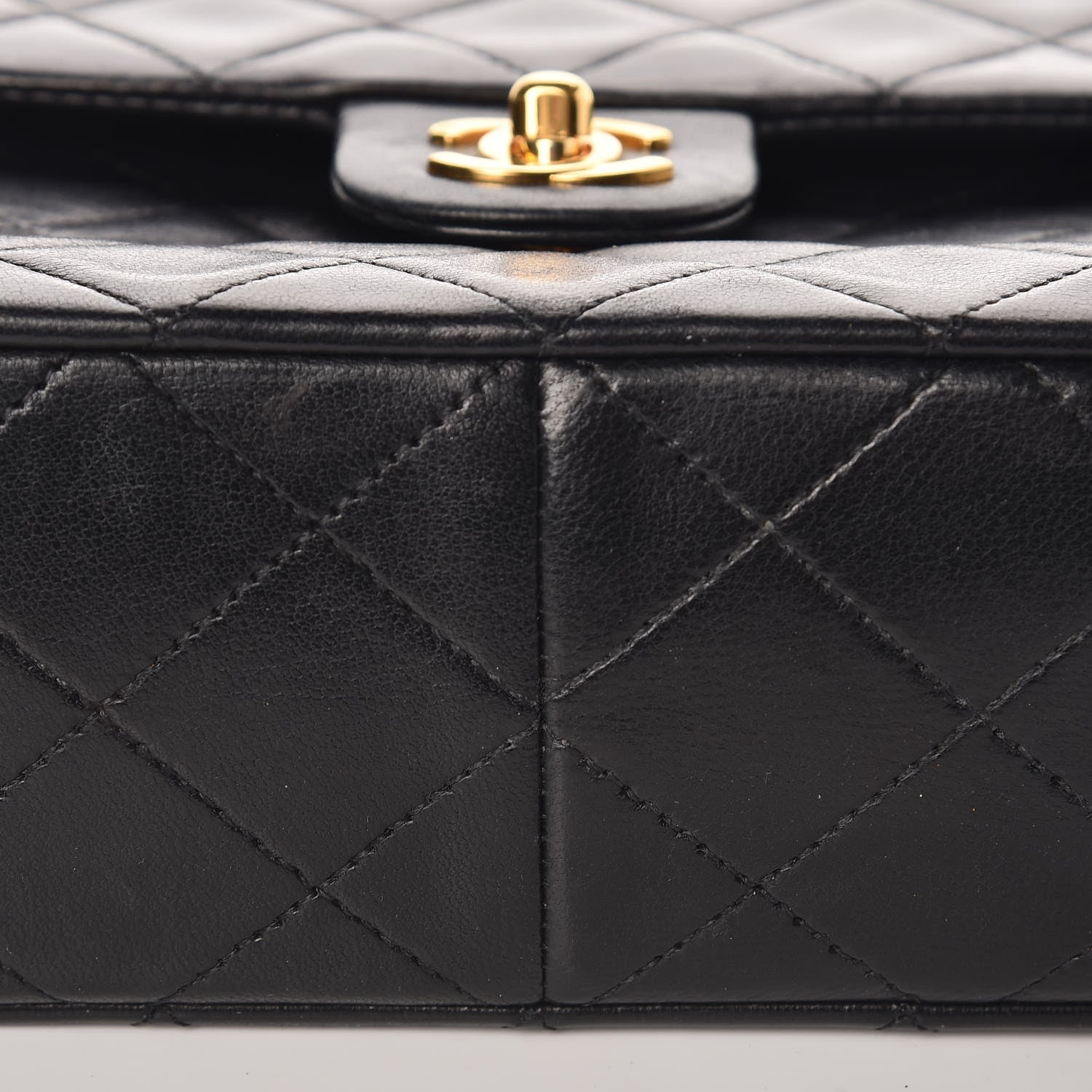 Chanel Lambskin Mini Square Flap Black 12 of 14