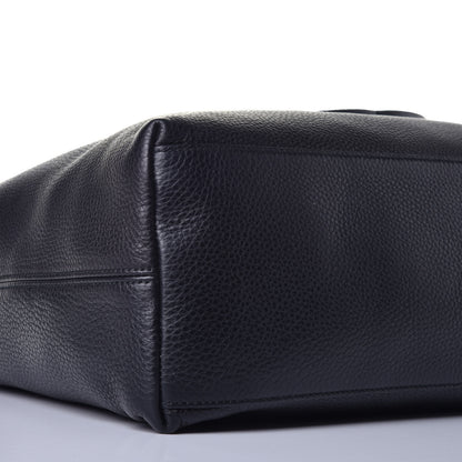 Gucci Pebbled Calfskin Studded Medium Soho Chain Shoulder Bag Black 15 of 17