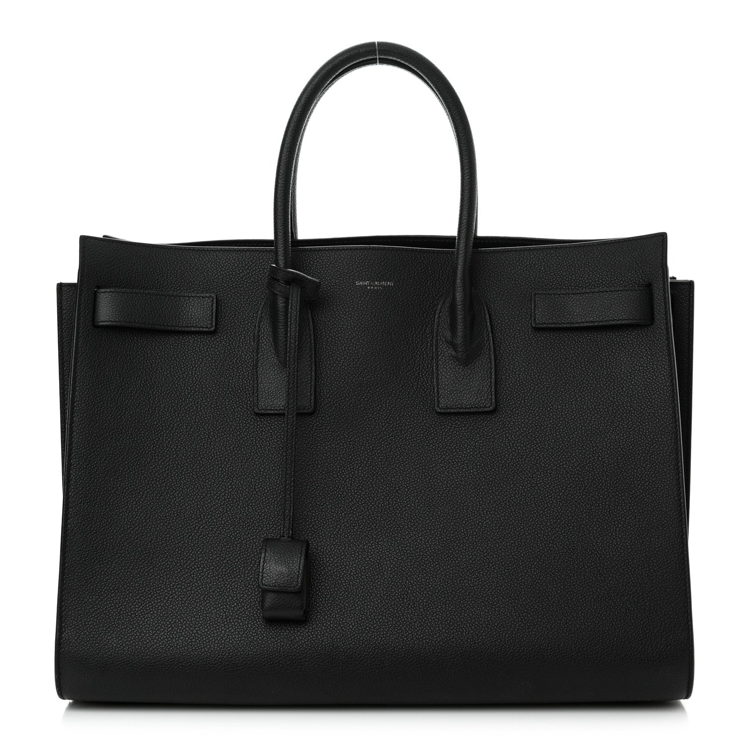 Saint Laurent Grained Calfskin Large Sac De Jour Carryall Black 1 of 20