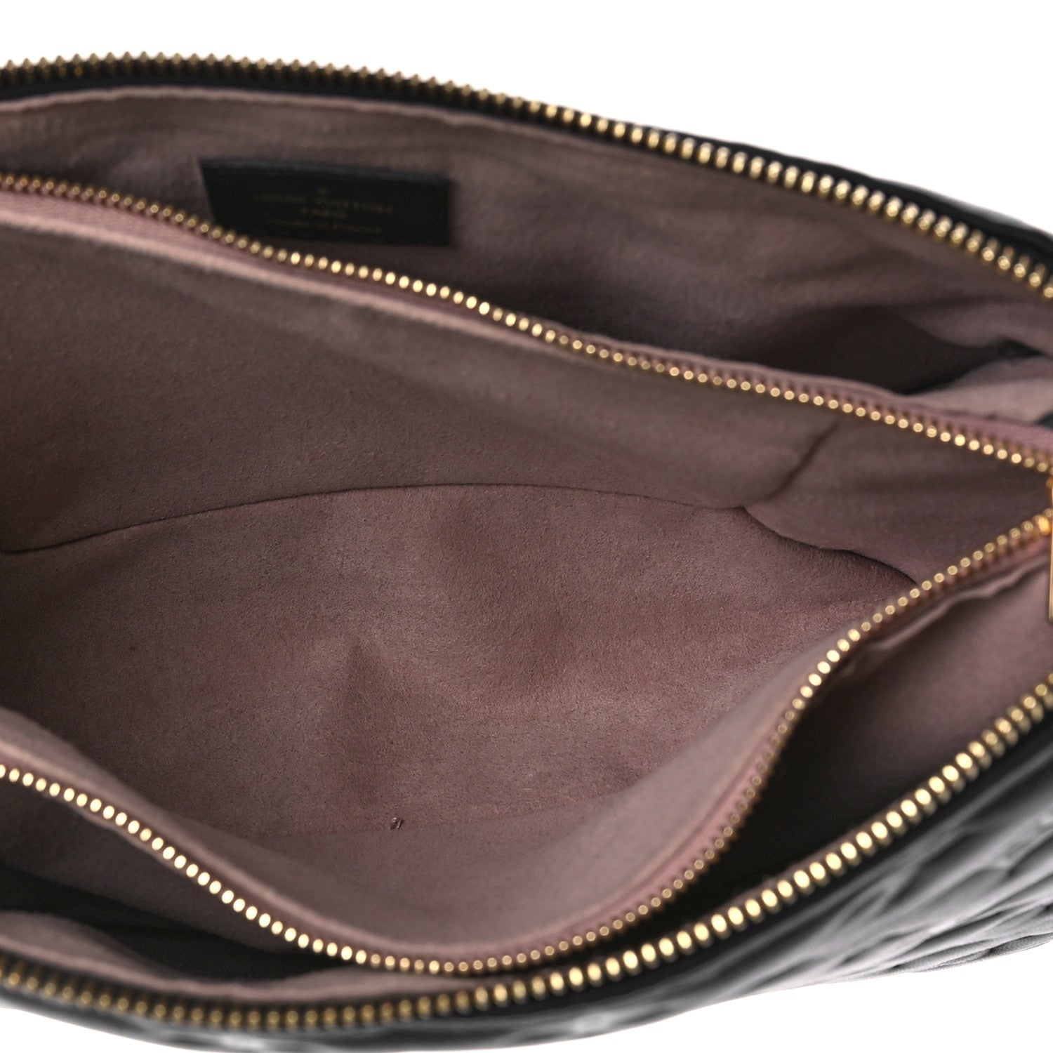 Louis Vuitton Lambskin Embossed Monogram Coussin PM Black 5 of 9