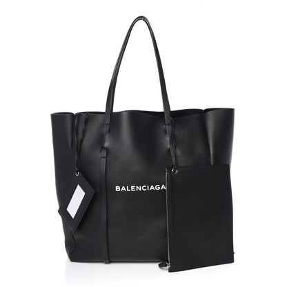 Balenciaga Pebbled Calfskin Medium Everyday Tote Black 1 of 12