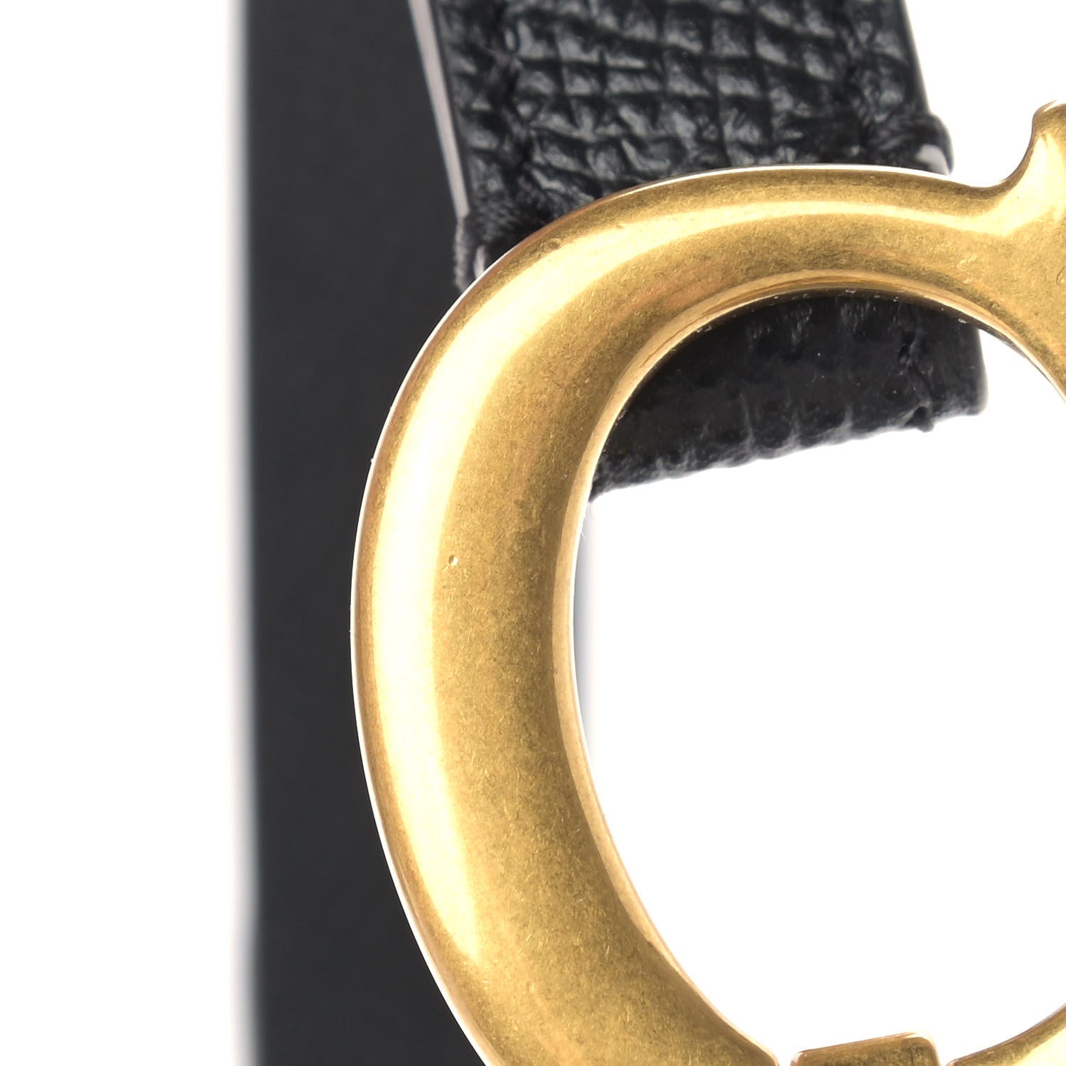 Christian Dior Grained Calfskin Mini Saddle Bag Black 10 of 11