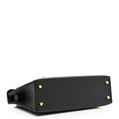 Hermes Epsom Mini Kelly Sellier 20 Black 4 of 9