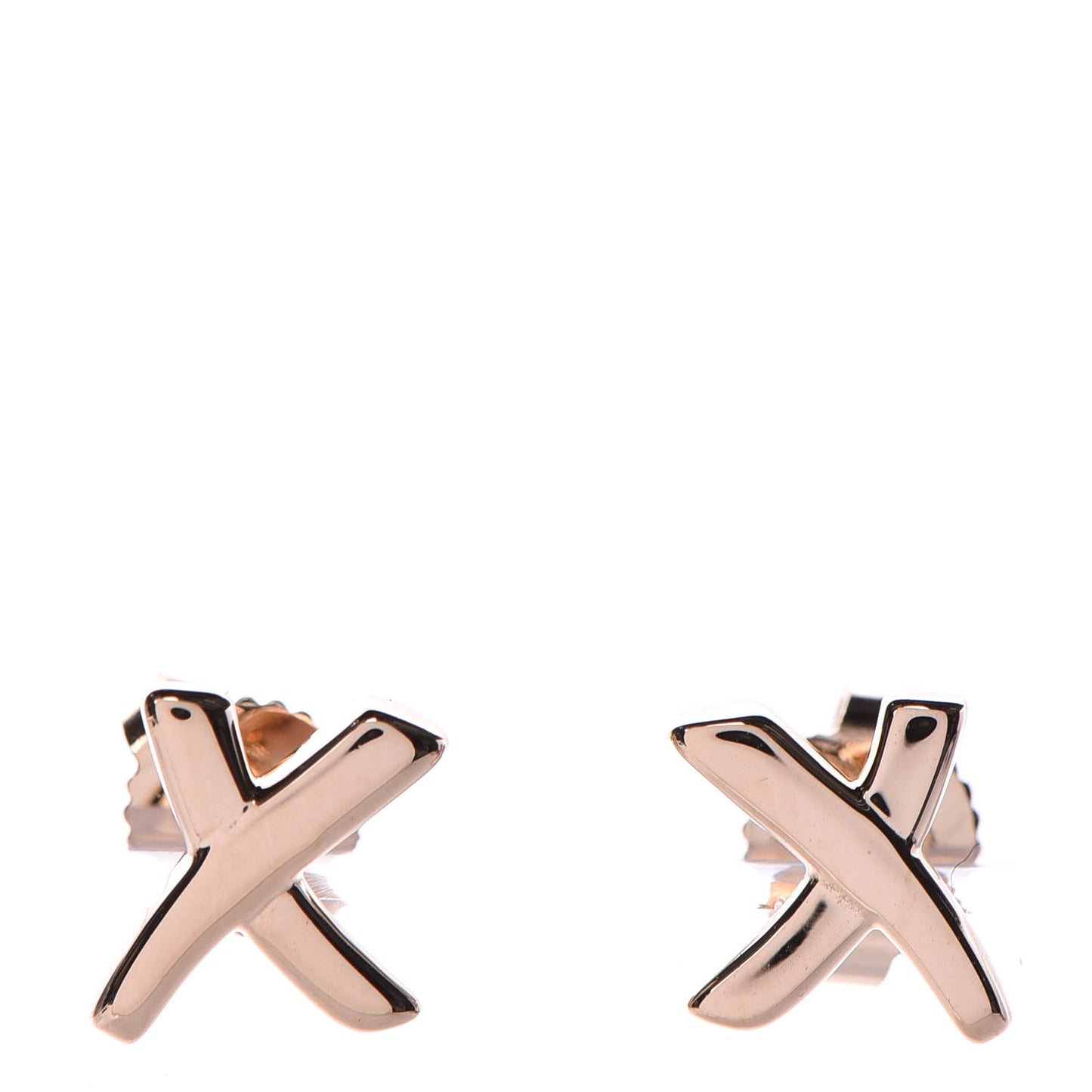 18K Rose Gold Small Paloma's Graffiti X Earrings