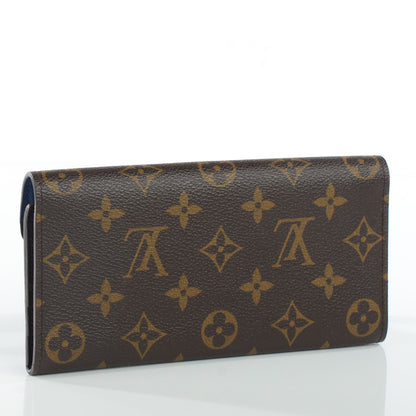 Louis Vuitton Monogram Josephine Wallet Blue 3 of 8