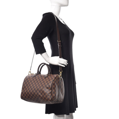 Louis Vuitton Damier Ebene Speedy Bandouliere 30 2 of 11