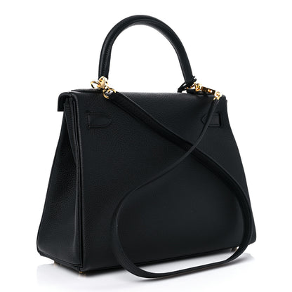 Hermes Togo Kelly Retourne 28 Black 3 of 10