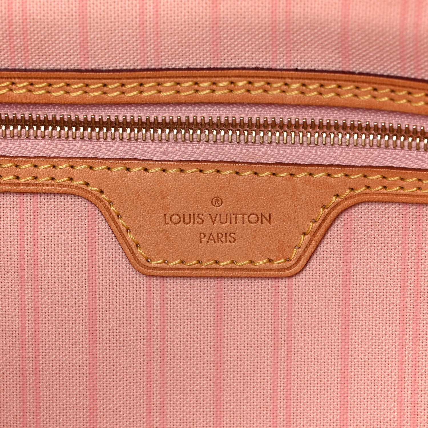 Louis Vuitton Damier Azur Delightful MM Rose Ballerine 6 of 13