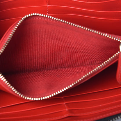 Christian Louboutin Calfskin Panettone Spiked Zip Around Wallet Black 15 of 15