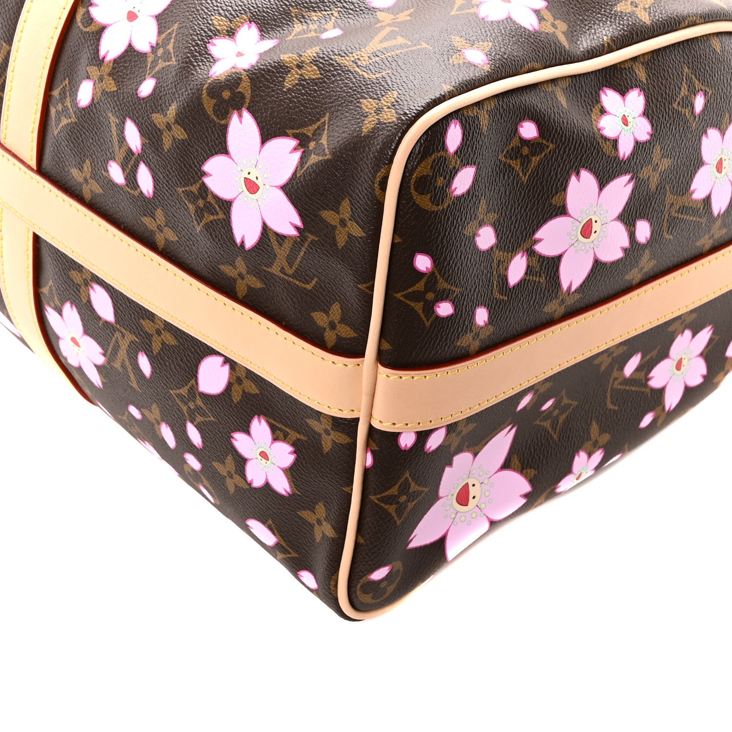 Louis Vuitton LV X TM Monogram Cherry Blossom Keepall Bandouliere