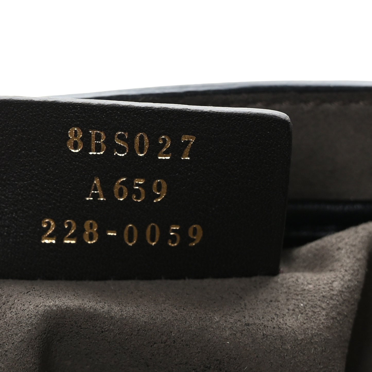 Vitello Liberty F is Fendi Bi-Color FF 1974 Embossed Mini Mon Tresor Bucket Bag Maya Black
