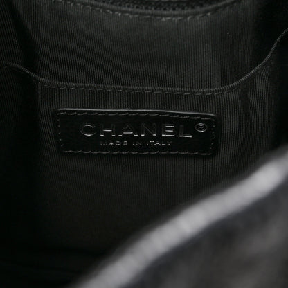 Chanel Caviar Quilted Small Chain Bucket Bag Black 6 of 10