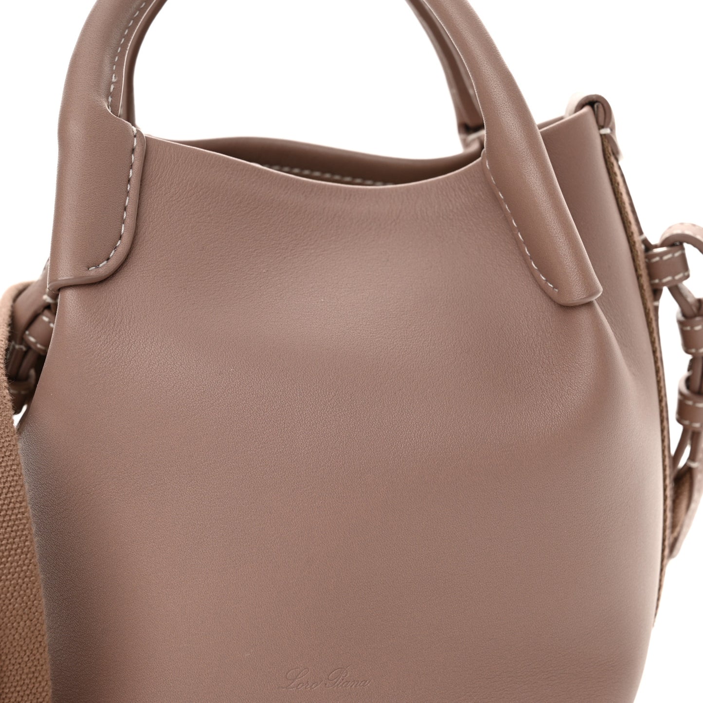 Smooth Calfskin Micro Bale Bag Turtle Rose