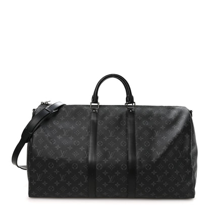 Louis Vuitton Monogram Eclipse Keepall Bandouliere 55 1 of 9
