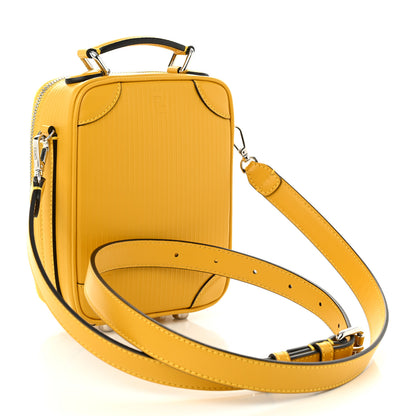 Fendi Vitello Astro Rubber Effect Mini Trolley Bag Sunflower 3 of 10