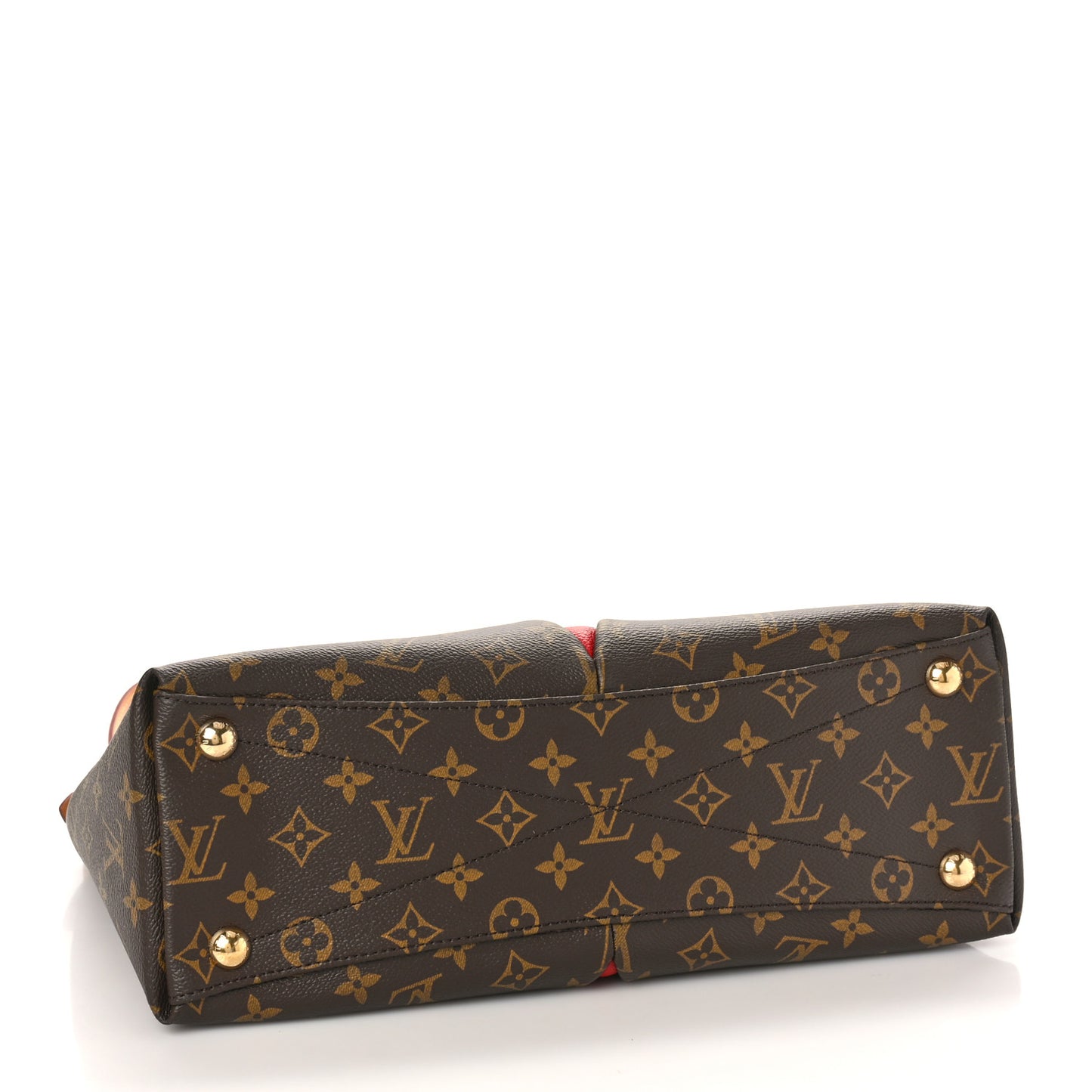 Monogram V Tote MM Cherry