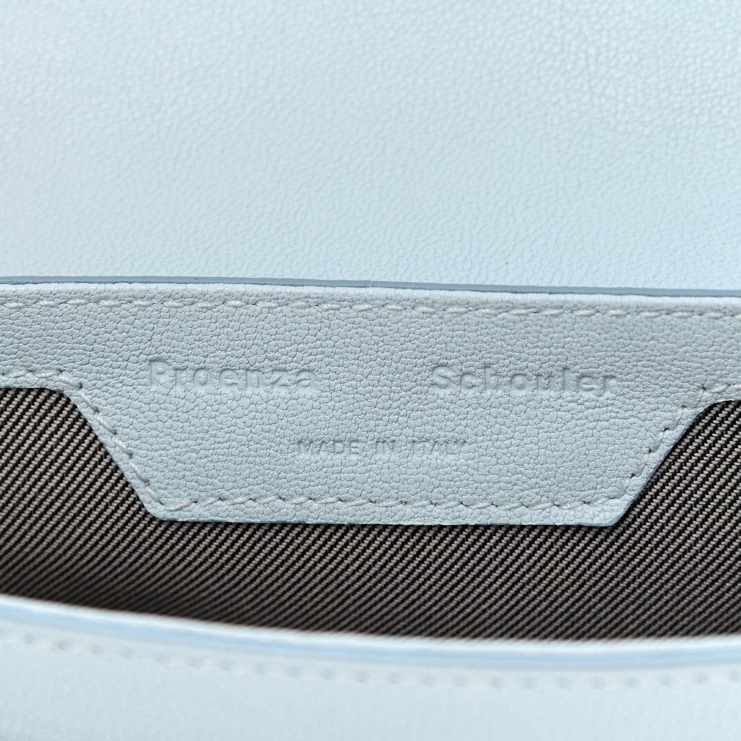 Proenza Schouler Lambskin Micro PS1 Satchel Baby Blue 6 of 10