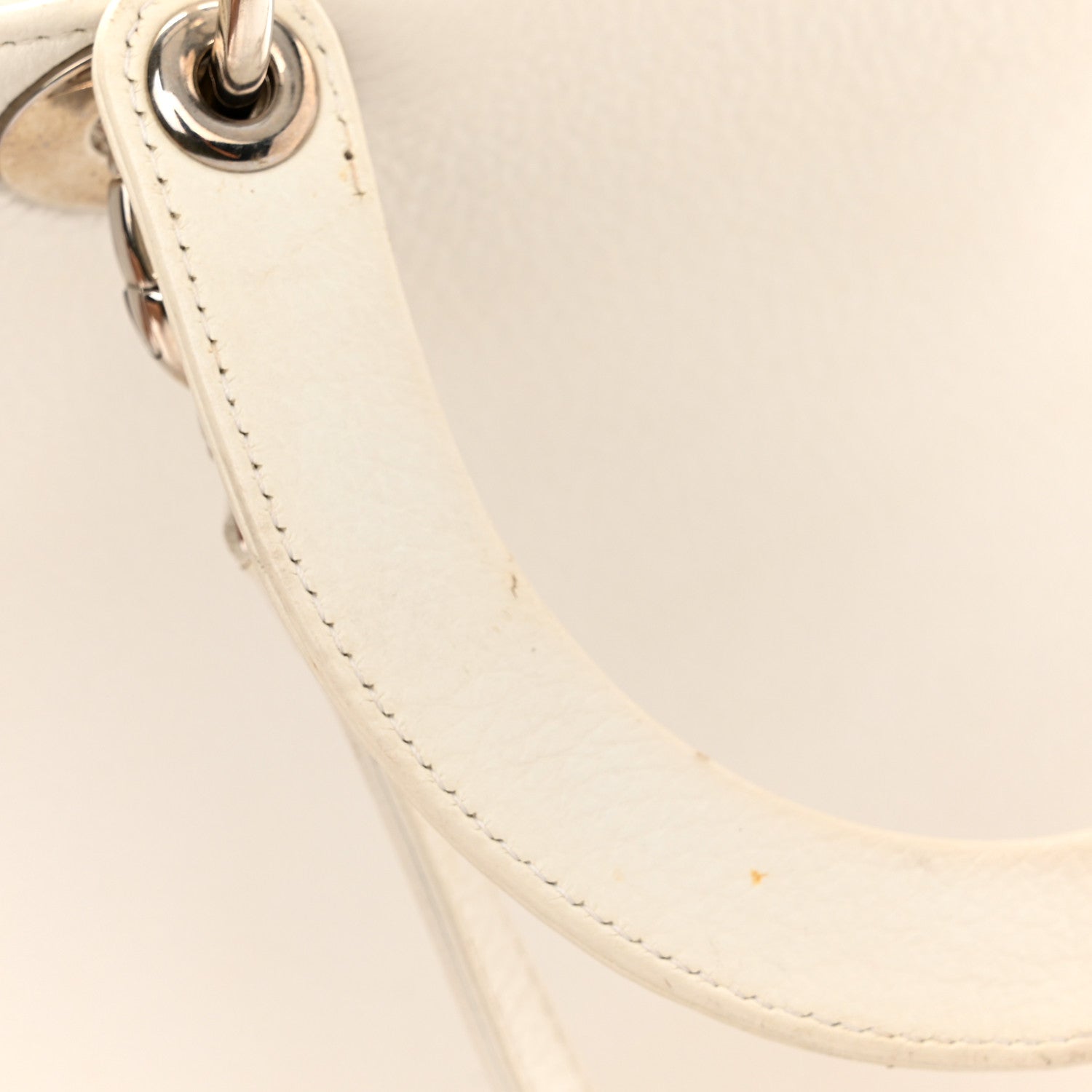 Christian Dior Deerskin Floral Printed Large Lady Dior White 19 of 19