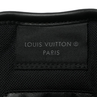 Louis Vuitton Suede Mens LV Trainer Sneakers 8 Black 8 of 9
